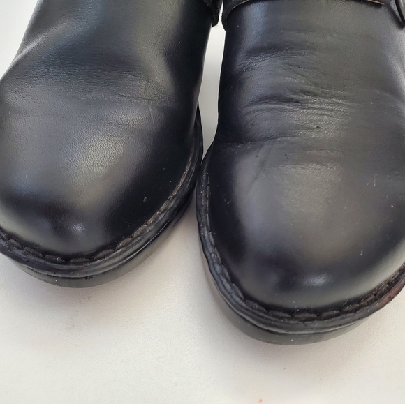 Born Black Leather Slip on Mules Size 10 - Picture 6 of 13